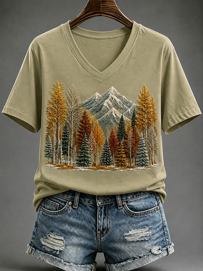 T-shirt à manches courtes femme automne