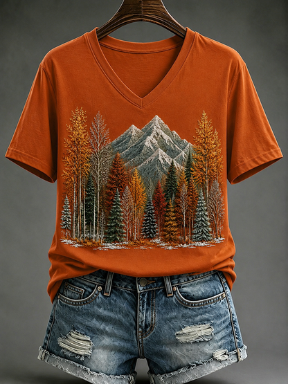 T-shirt à manches courtes femme automne