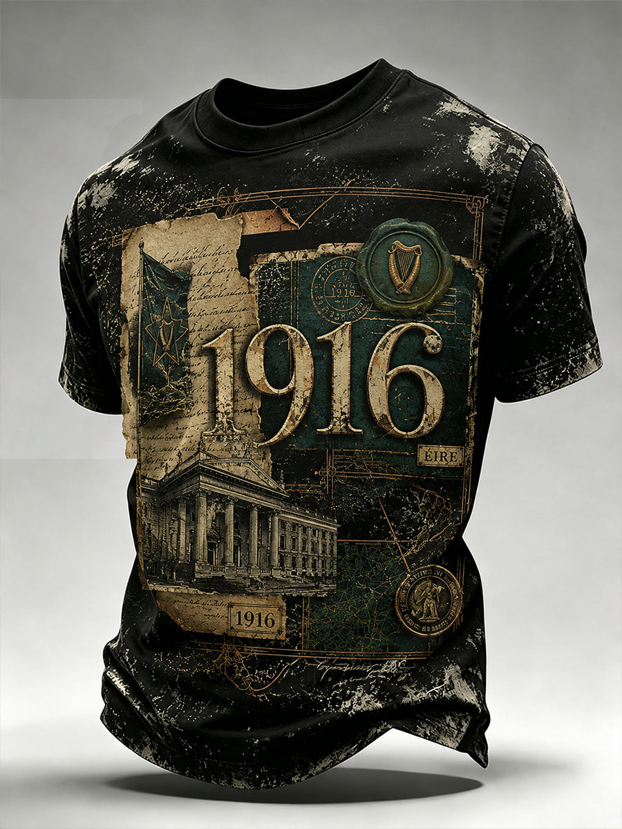 Men's Irish Patriotic Short Sleeves T-Shirt
