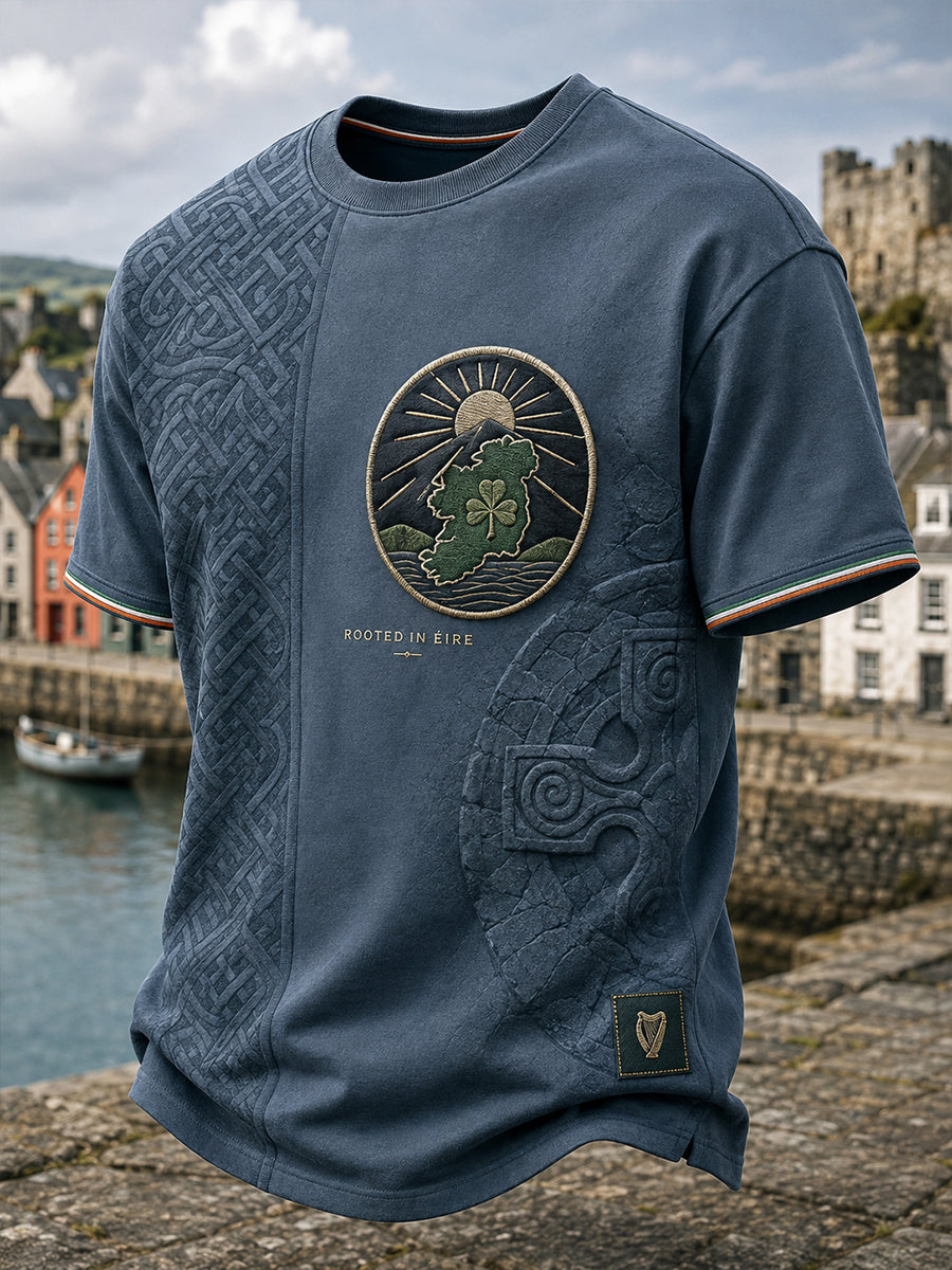 Men's Irish Patriotic Short Sleeves T-Shirt