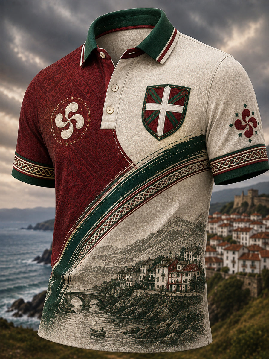 Haut Décontracté Pays Basque Homme