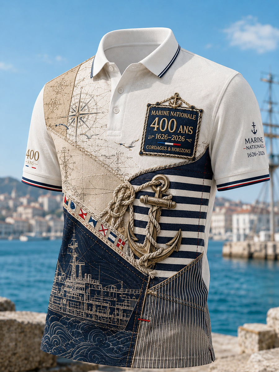 T-shirt à manches courtes bleu marine pour homme