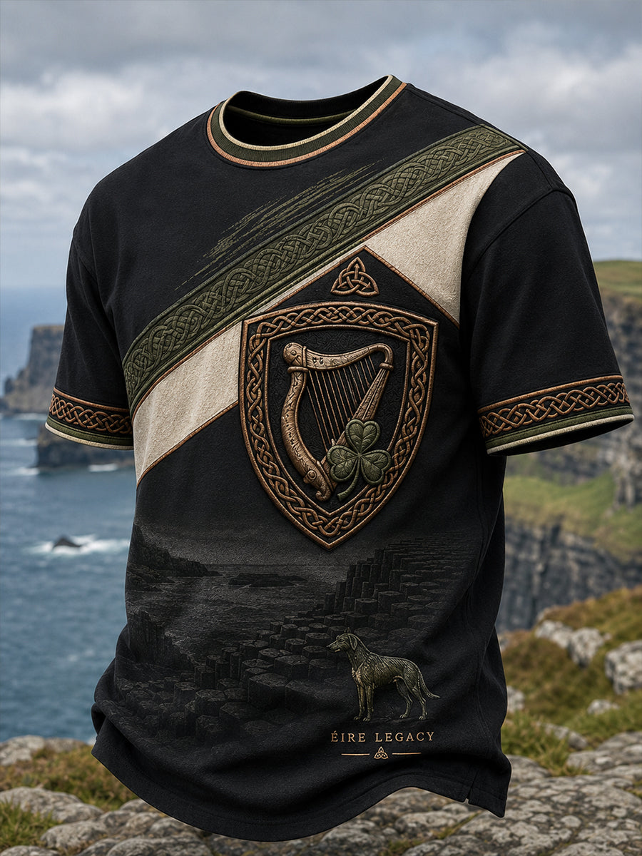 Men's Irish Patriotic Short Sleeve Shirt