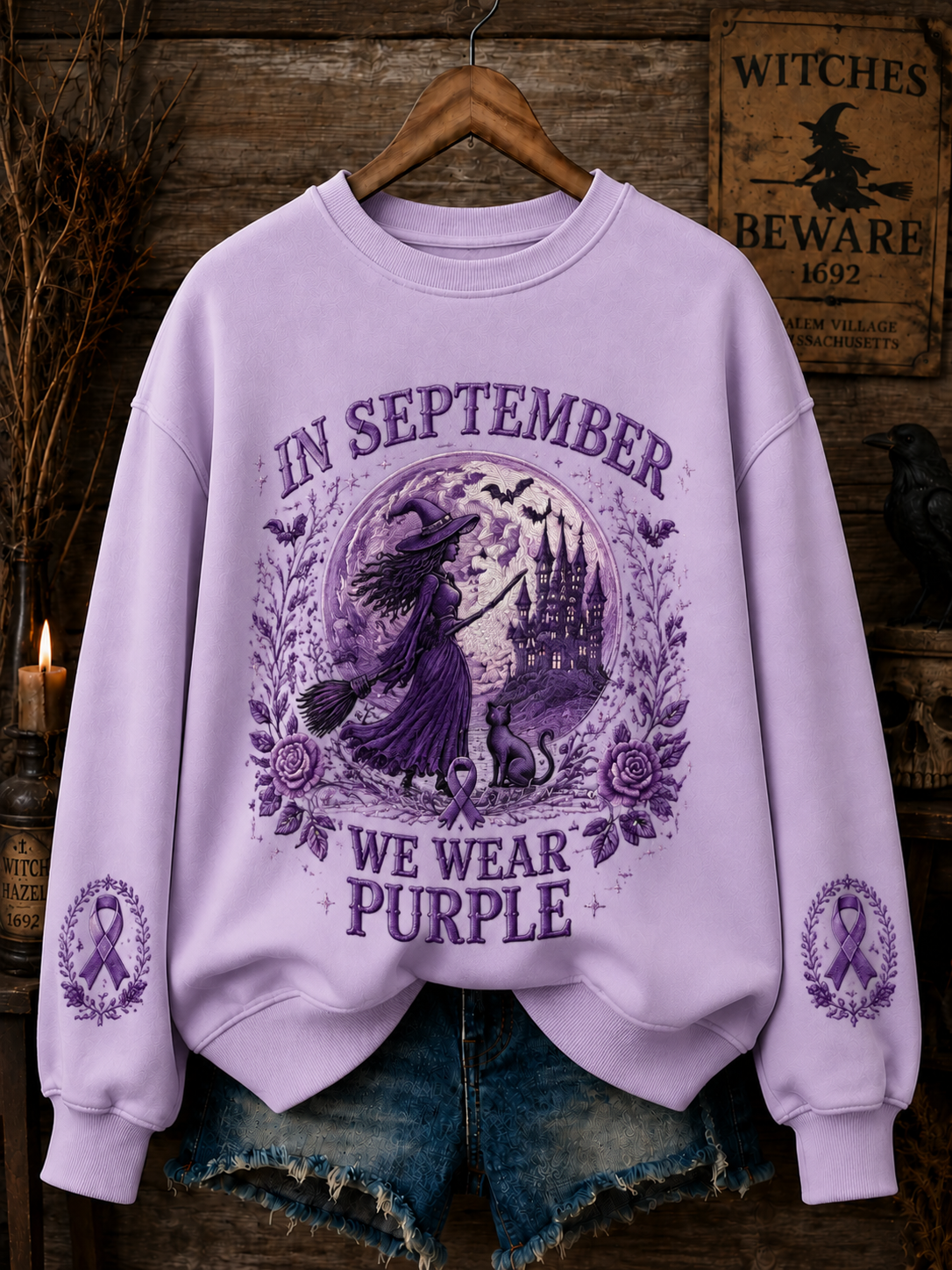 Sweatshirt In september We Wear Femme Violet