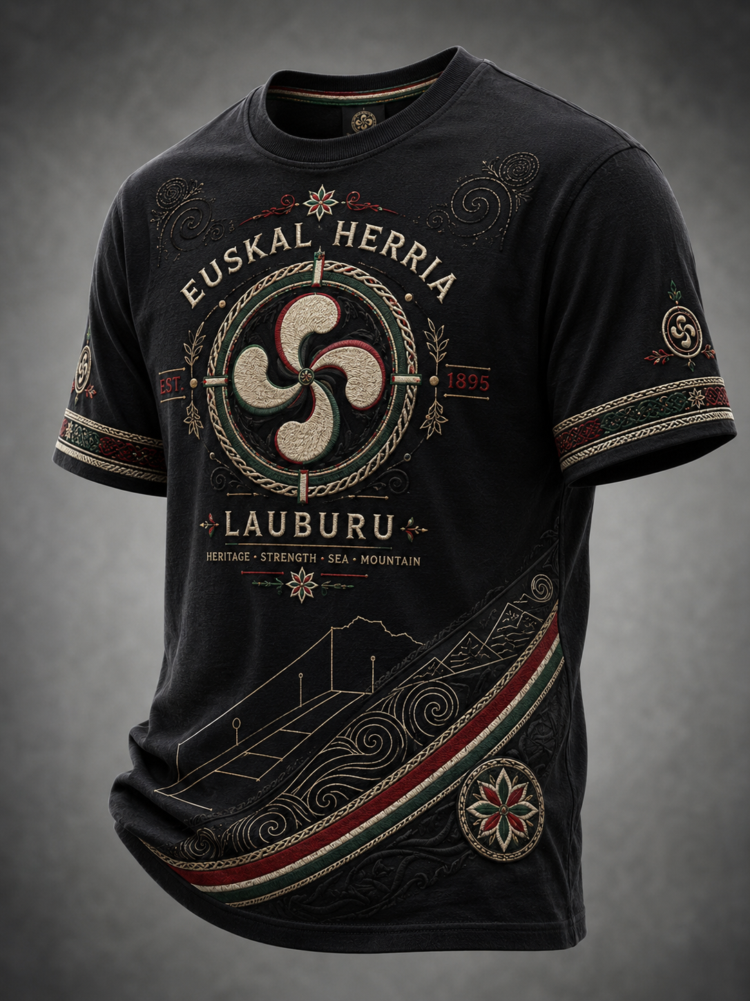 T-shirt à manches courtes Basque Homme