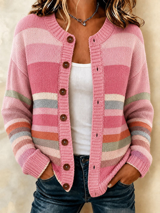Cardigan du mois de sensibilisation au cancer du sein pour les femmes