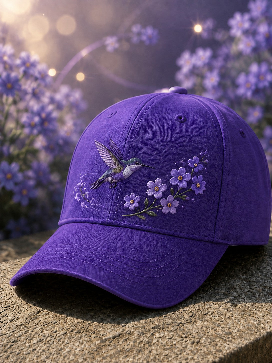 Chapeau aux fleurs de la maladie d’Alzheimer
