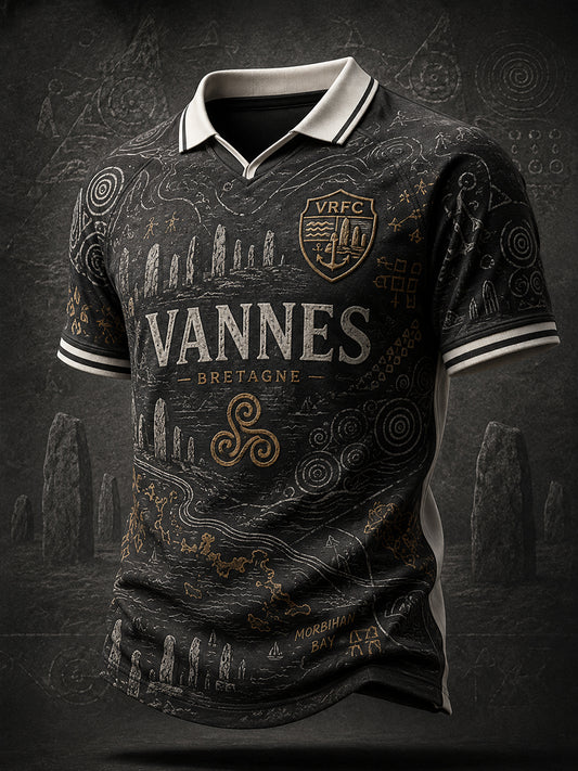 T-shirt manches courtes pour fans de rugby, équipe masculine française RC Vannes