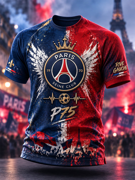T-shirt à manches courtes pour hommes de Paris Saint-Germain