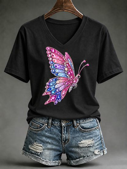 T-shirt à manches courtes pour le cancer du sein chez la femme