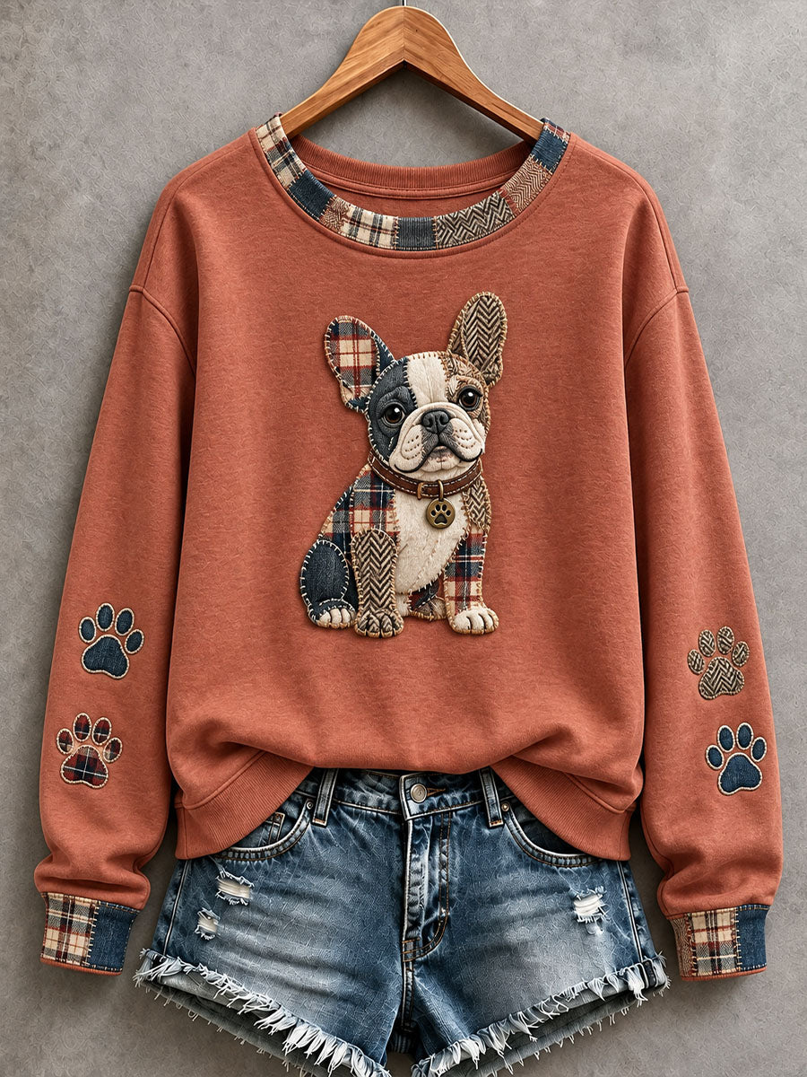 Sweatshirt Lovely French Bulldog Femme
