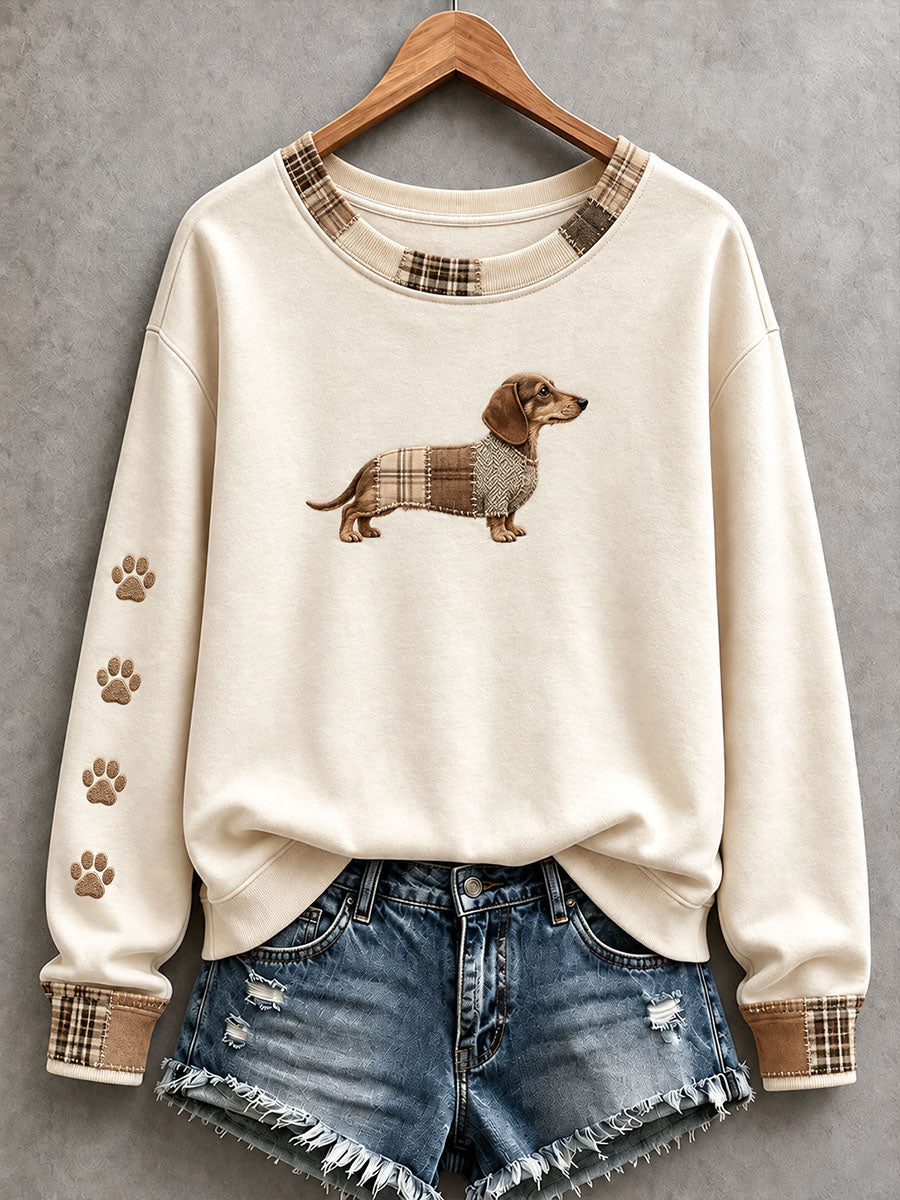 Lovely Dachshund Sweatshirt Femme