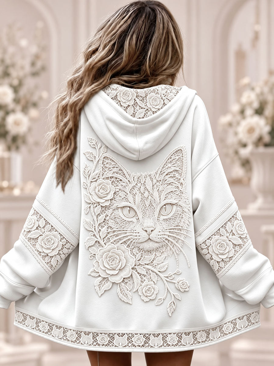 Vestes Floral Cat Femme