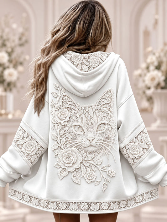 Vestes Floral Cat Femme