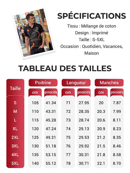 Polo à manches courtes sur le thème de la Journée nationale des hommes
